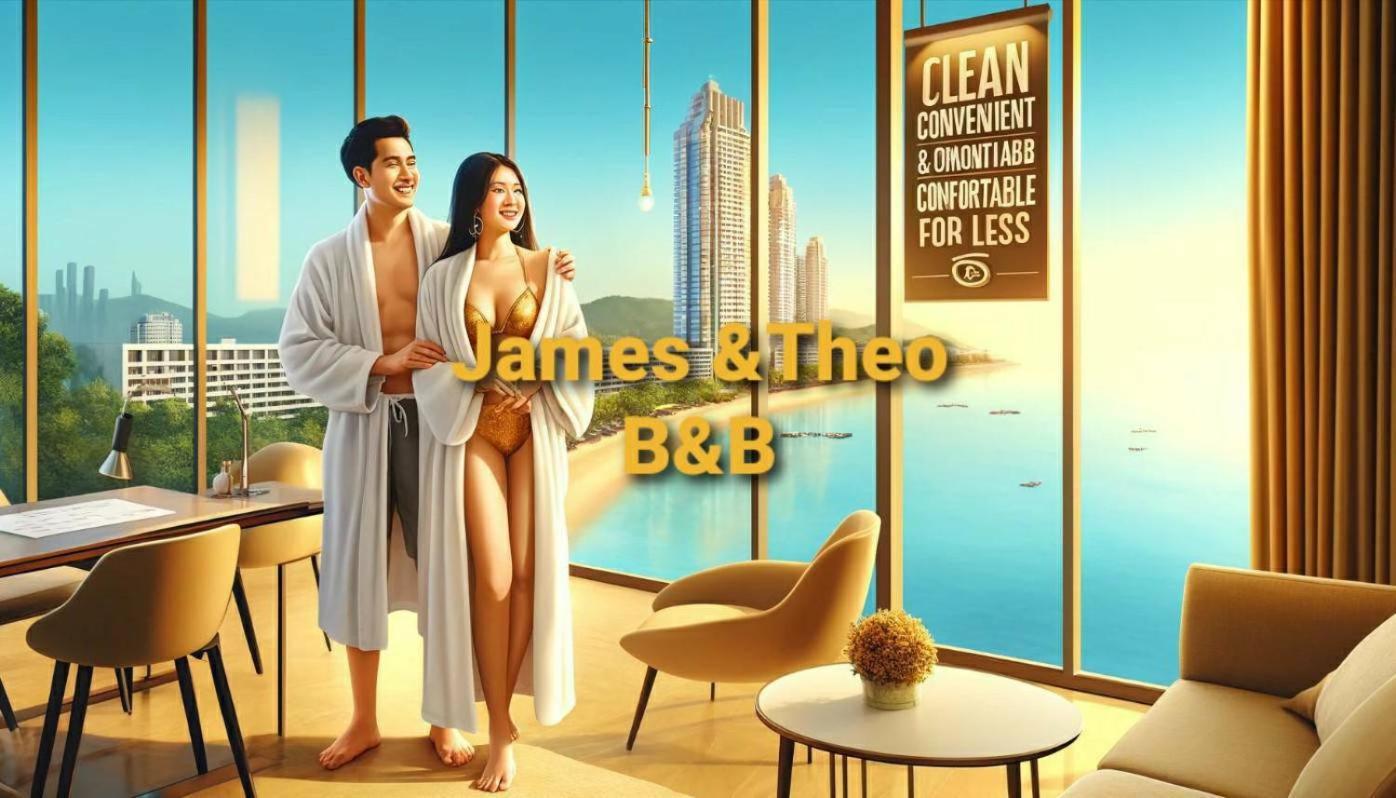 Base Central Pattaya Long Balcony King-Bed With Infinity Pool & Free Netflix! Exterior foto